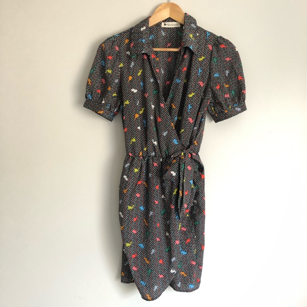 Birdseye Petite Wrap Around Blouse